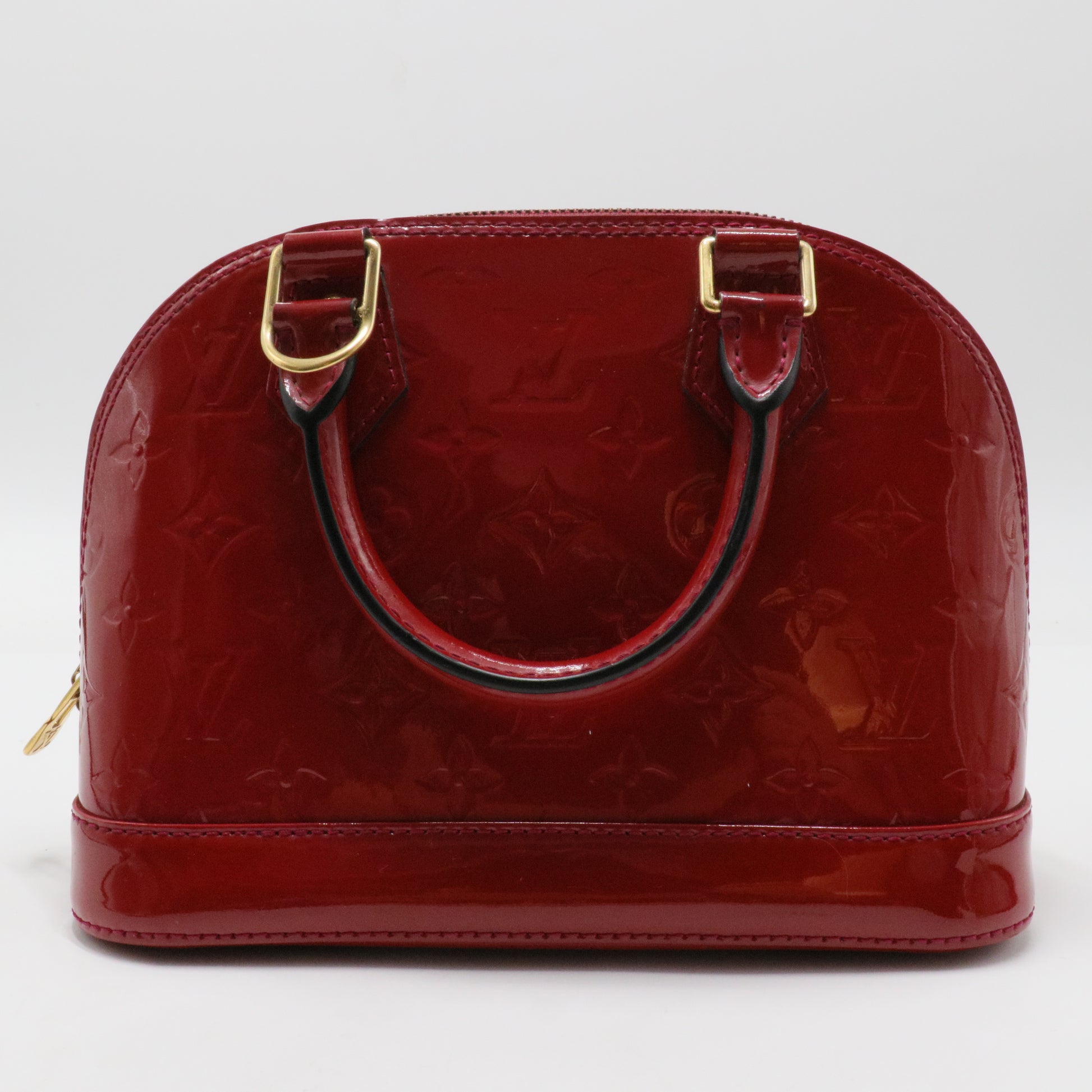 Alma Handbag Monogram Vernis BB