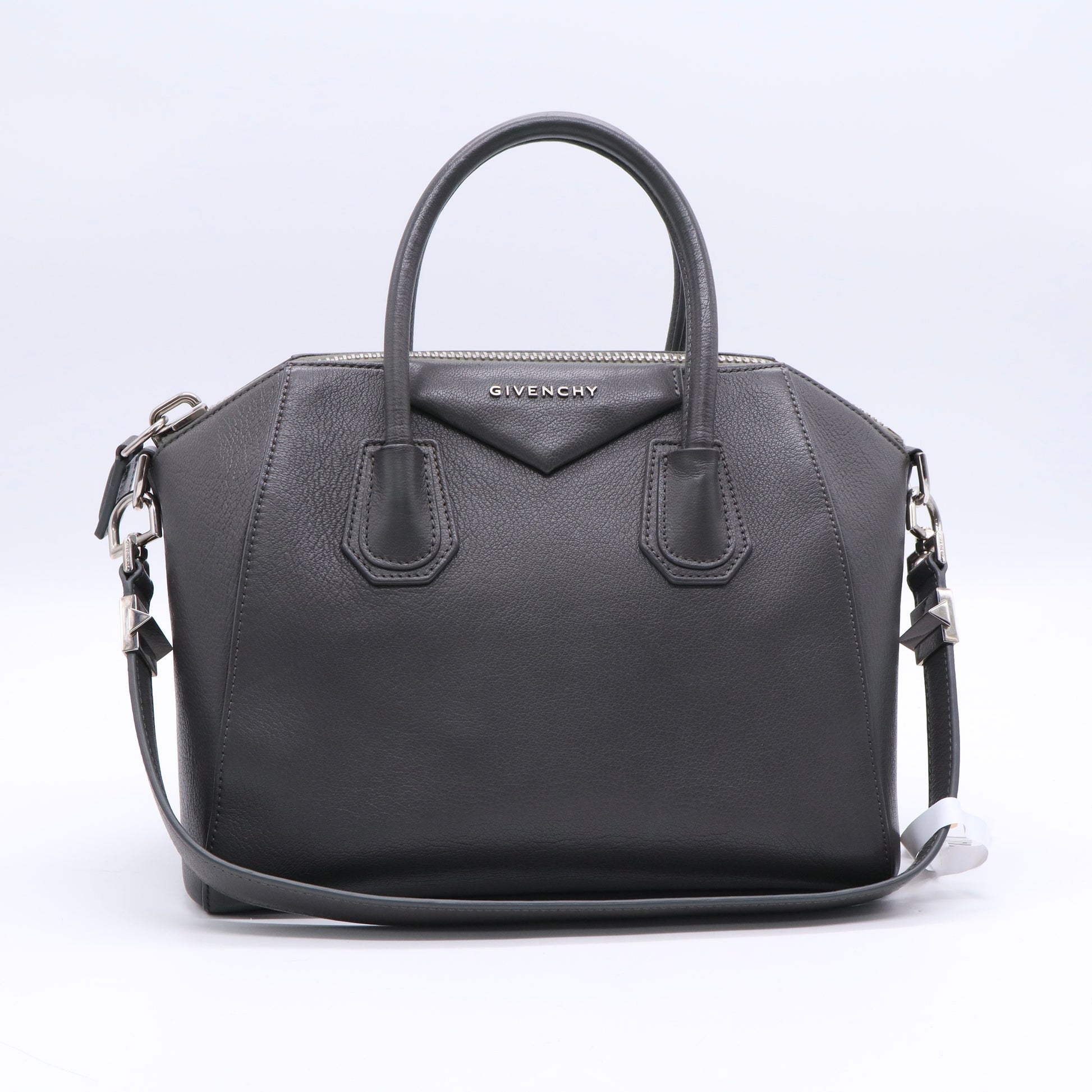 Givenchy Black Sugar Goatskin Small Antigona Bag twins B20905