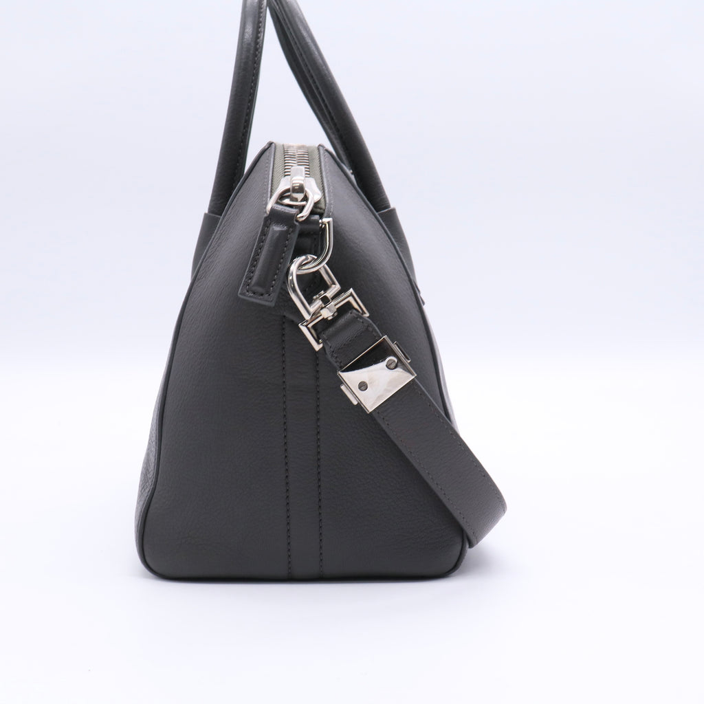 Givenchy Black Sugar Goatskin Small Antigona Bag twins B20905