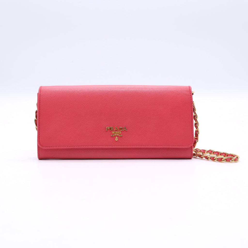 Saffiano Lux Leather Continental Wallet Twins W20685