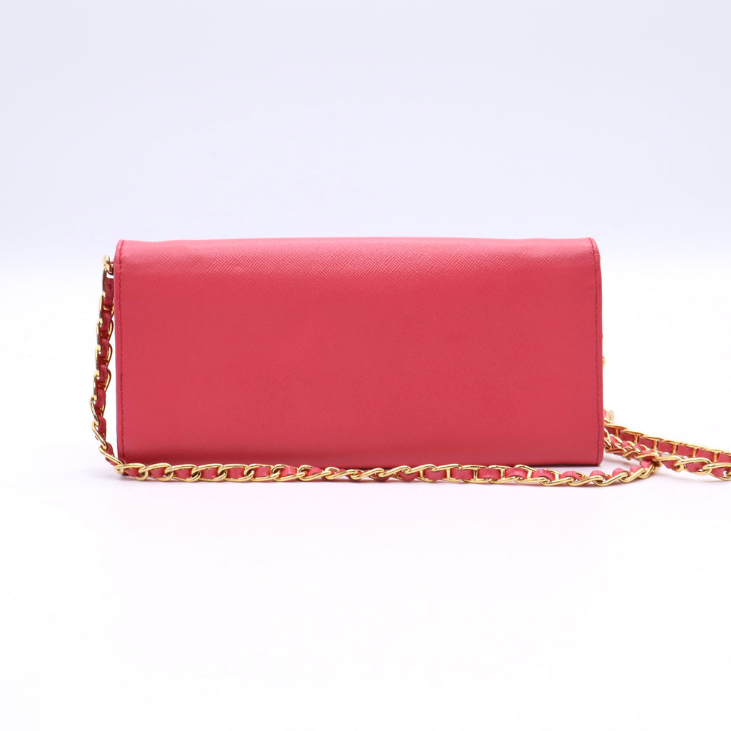 Saffiano Lux Leather Continental Wallet Twins W20685