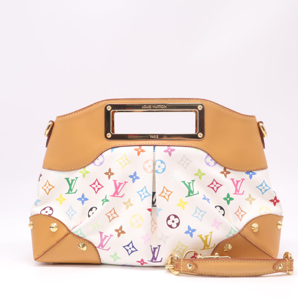 Louis Vuitton Monogram Multicolore Judy MM White twins B22109