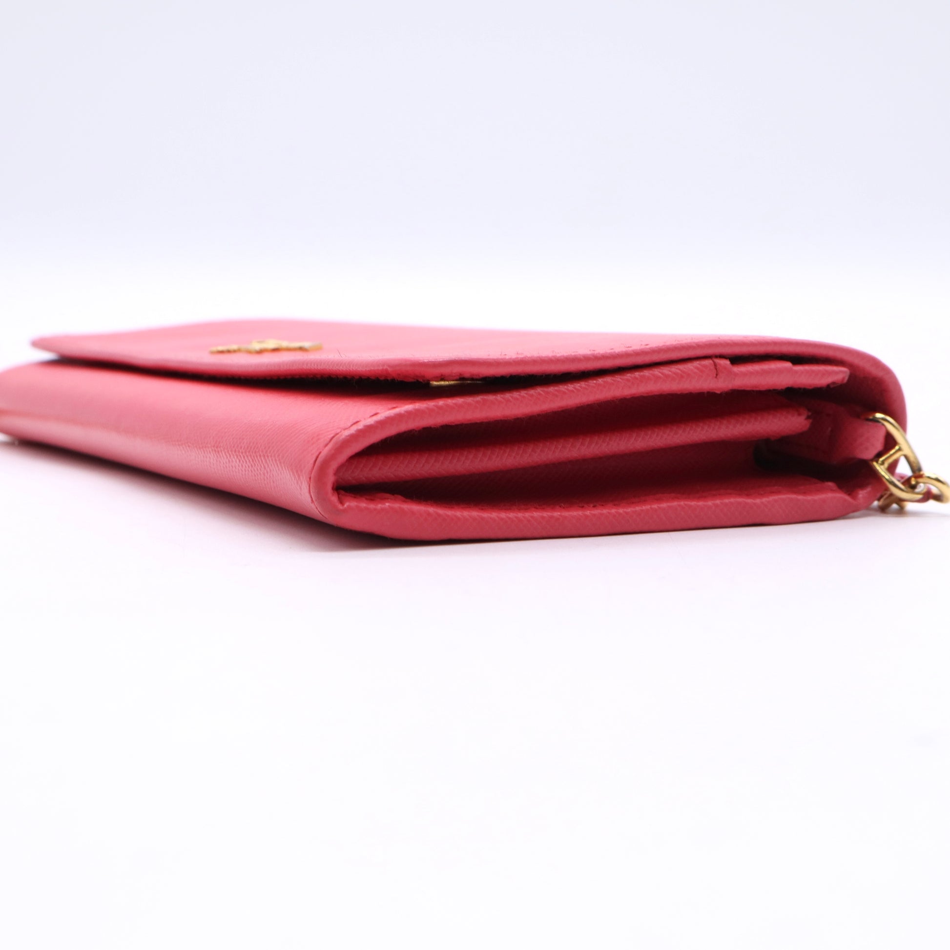 Saffiano Lux Leather Continental Wallet Twins W20685