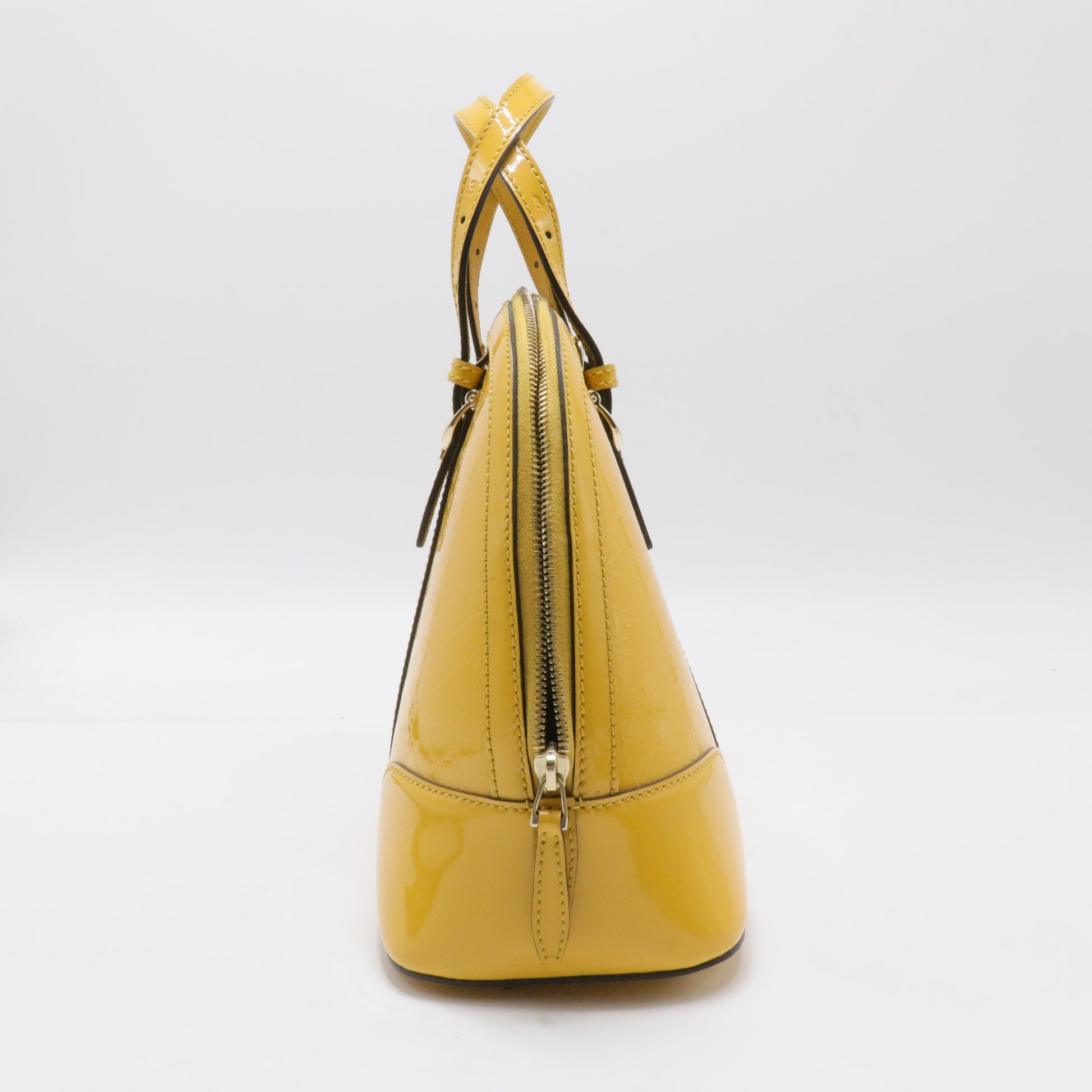 Patent Leather Nice Dome Satchel Medium