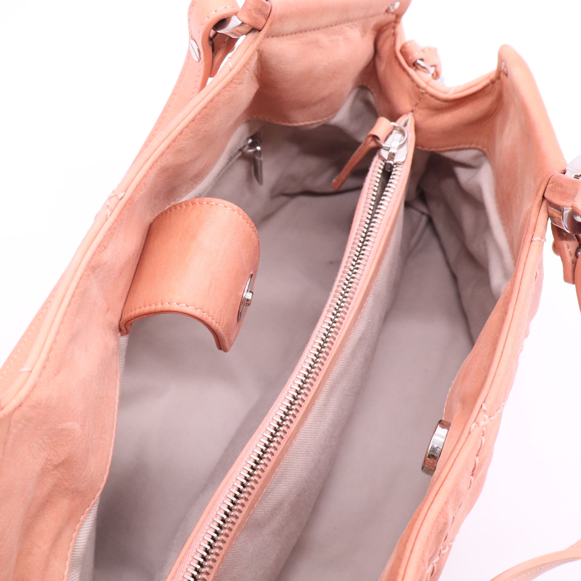 CC Sea Hit Tote Quilted Iridescent Calfskin Small