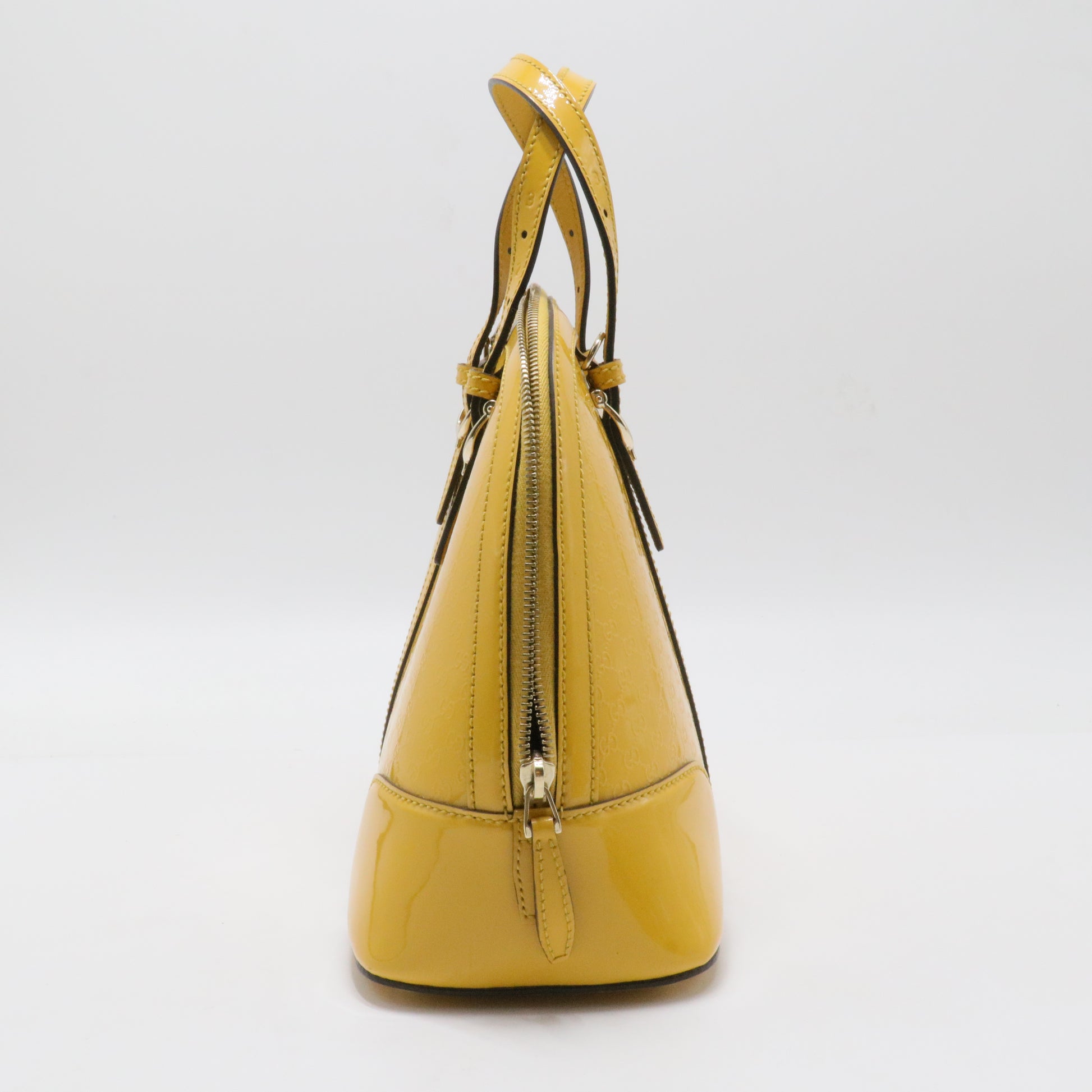 Patent Leather Nice Dome Satchel Medium