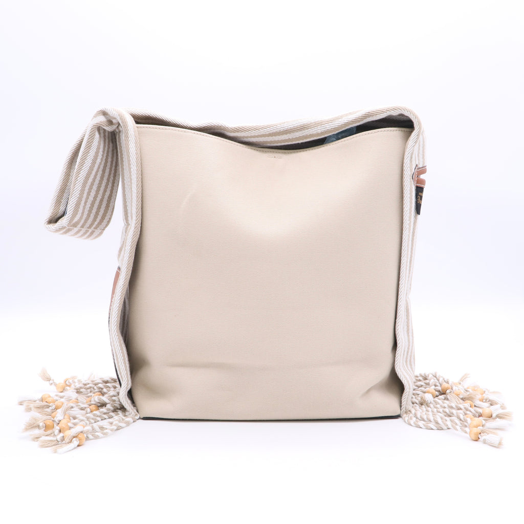 Loewe Paula's Ibiza 2017-2019 Seasonal Collection  Striped Scarf Shoulder Bag twins LDJ3505