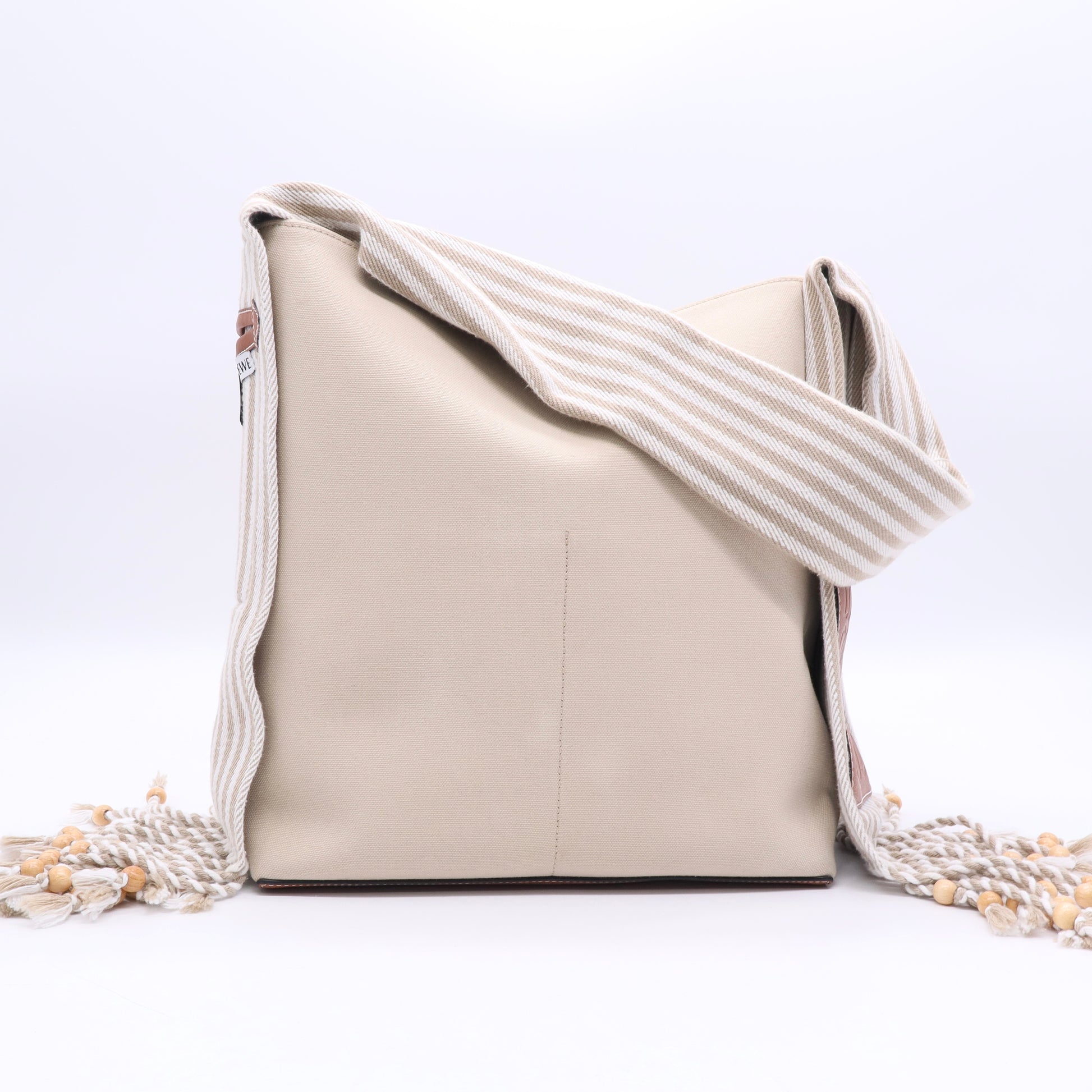 Loewe Paula's Ibiza 2017-2019 Seasonal Collection  Striped Scarf Shoulder Bag twins LDJ3505