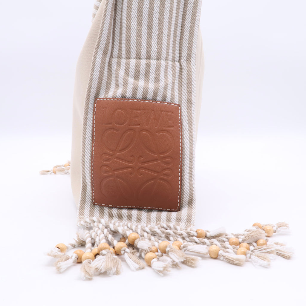 Loewe Paula's Ibiza 2017-2019 Seasonal Collection  Striped Scarf Shoulder Bag twins LDJ3505
