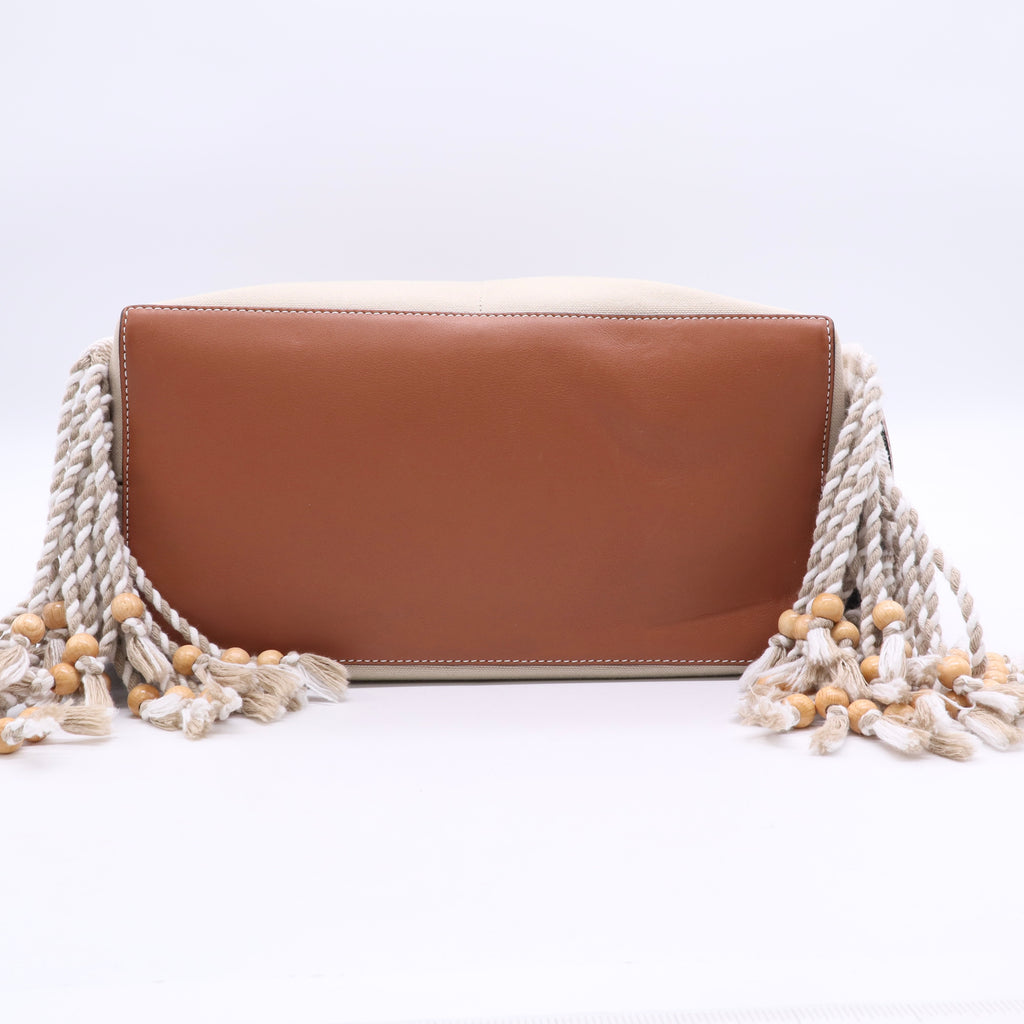 Loewe Paula's Ibiza 2017-2019 Seasonal Collection  Striped Scarf Shoulder Bag twins LDJ3505