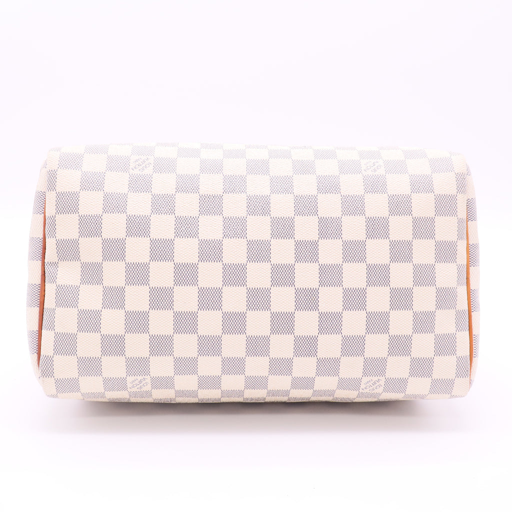 Louis Vuitton Damier Azur Canvas Speedy twins