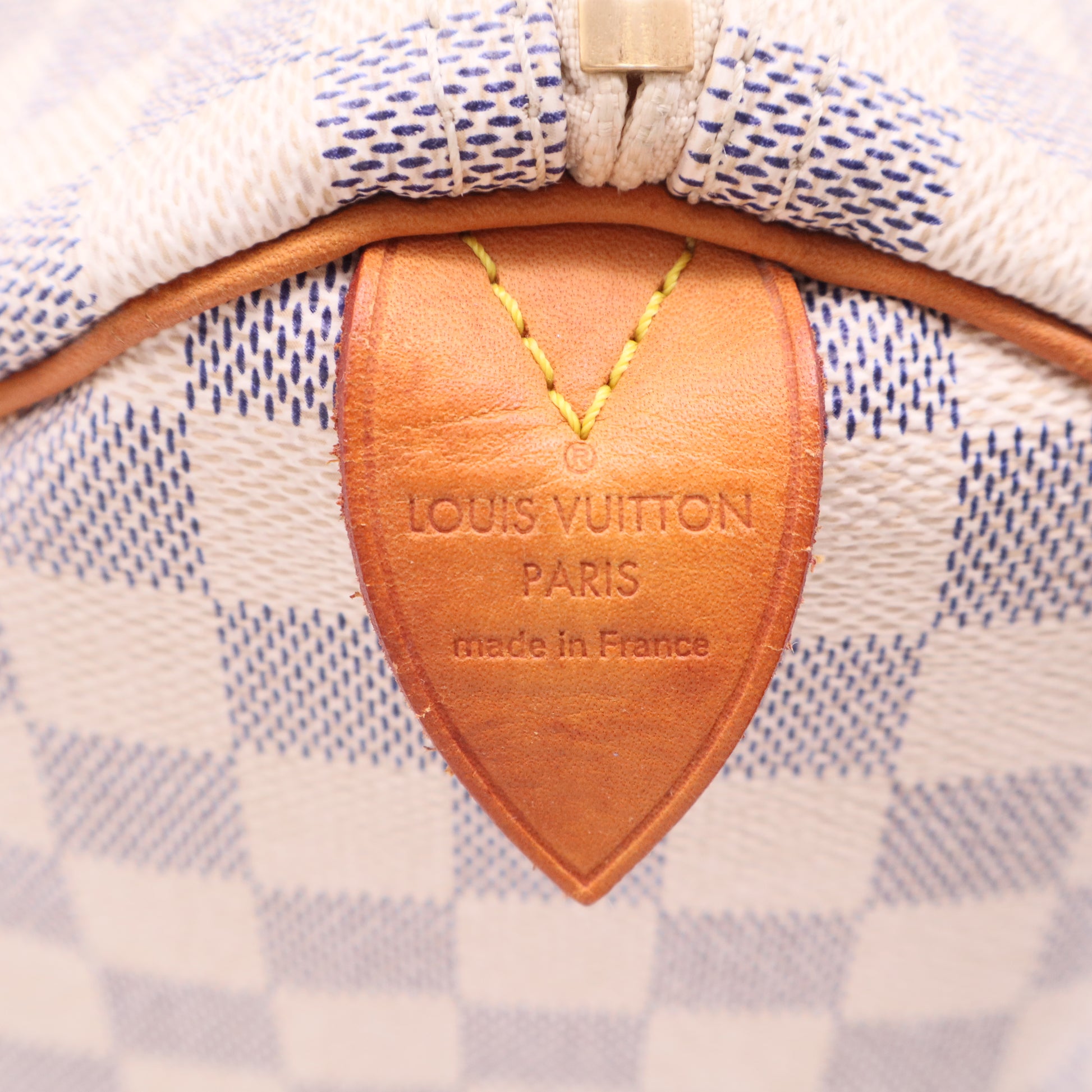 Louis Vuitton Damier Azur Canvas Speedy twins