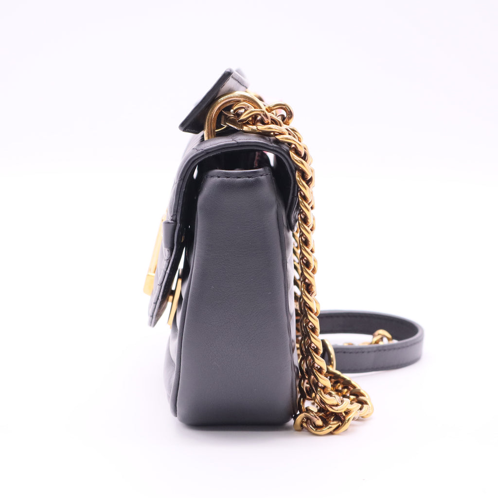 Louis Vuitton New Wave Black Wavy Quilt Bag twins