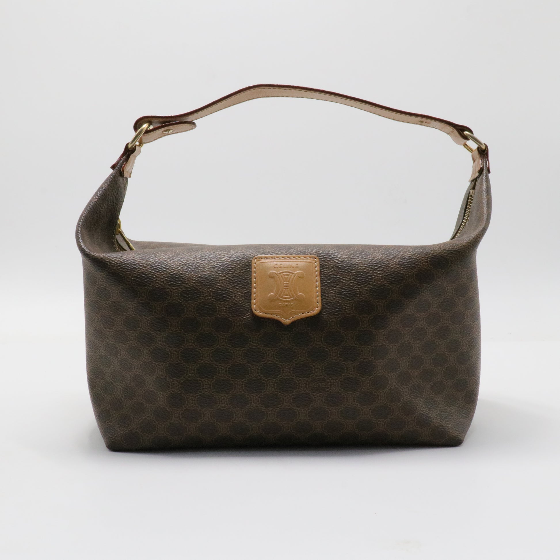 Macadam Brason Embossed Leather Vanit Bag