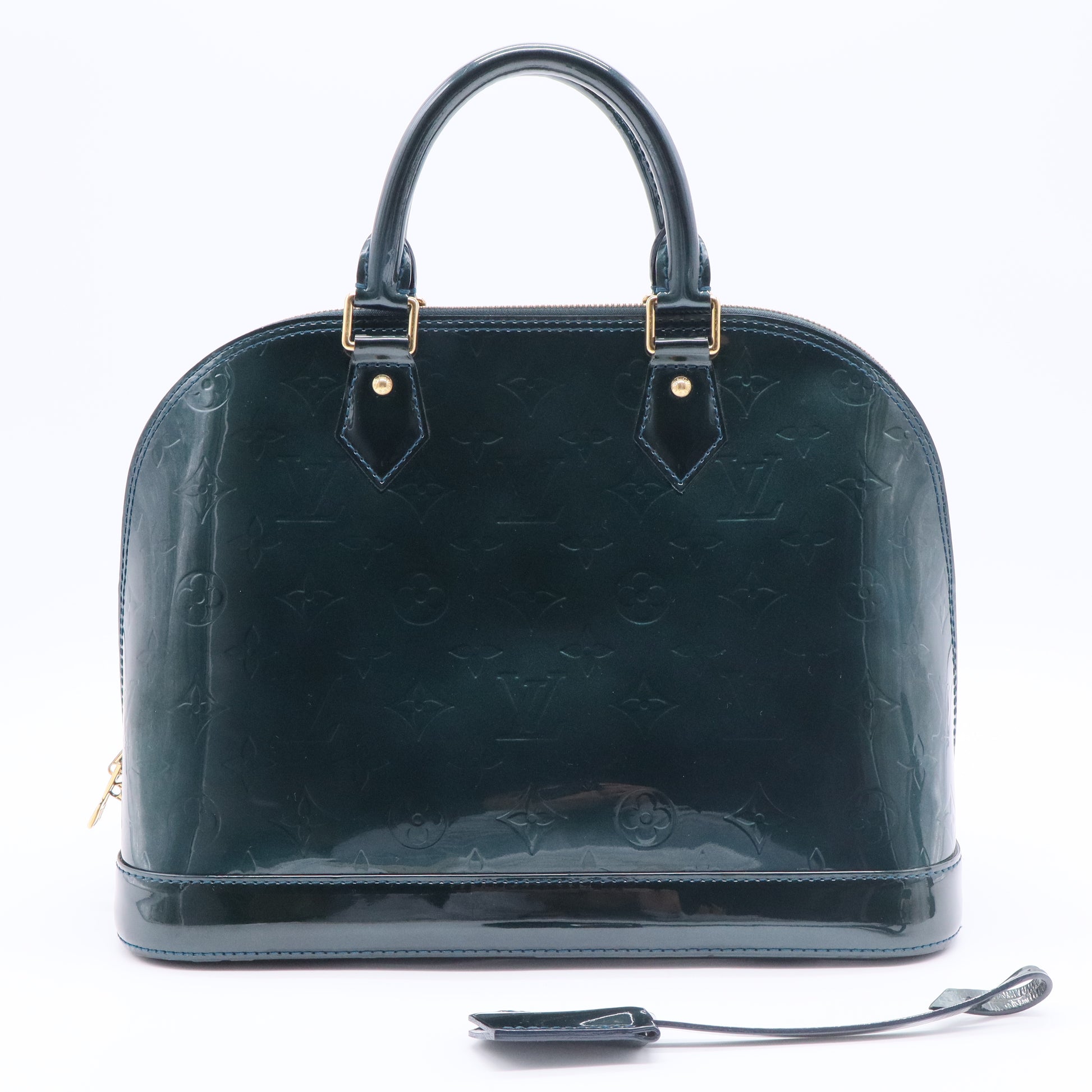 Alma Handbag Monogram Vernis PM