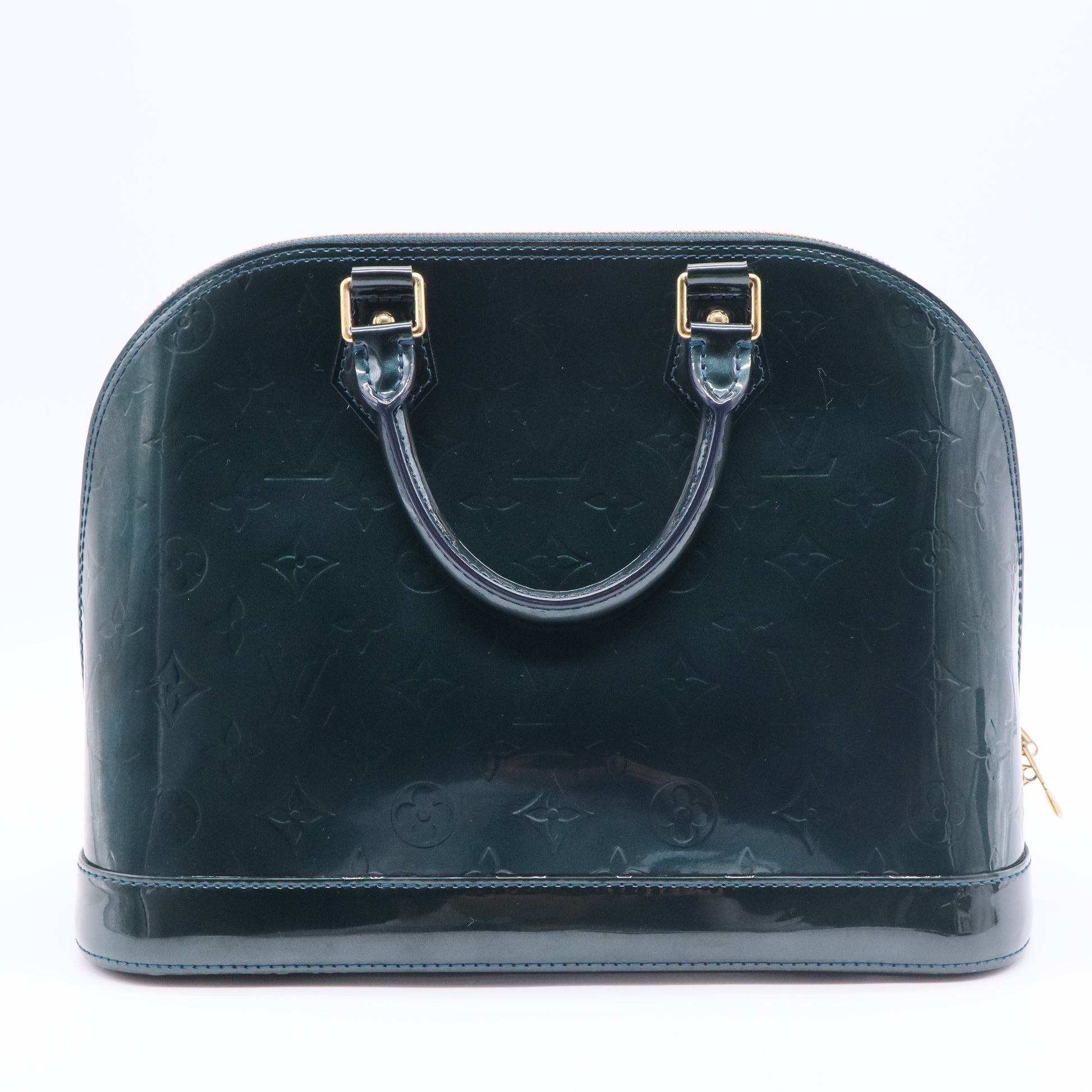 Alma Handbag Monogram Vernis PM