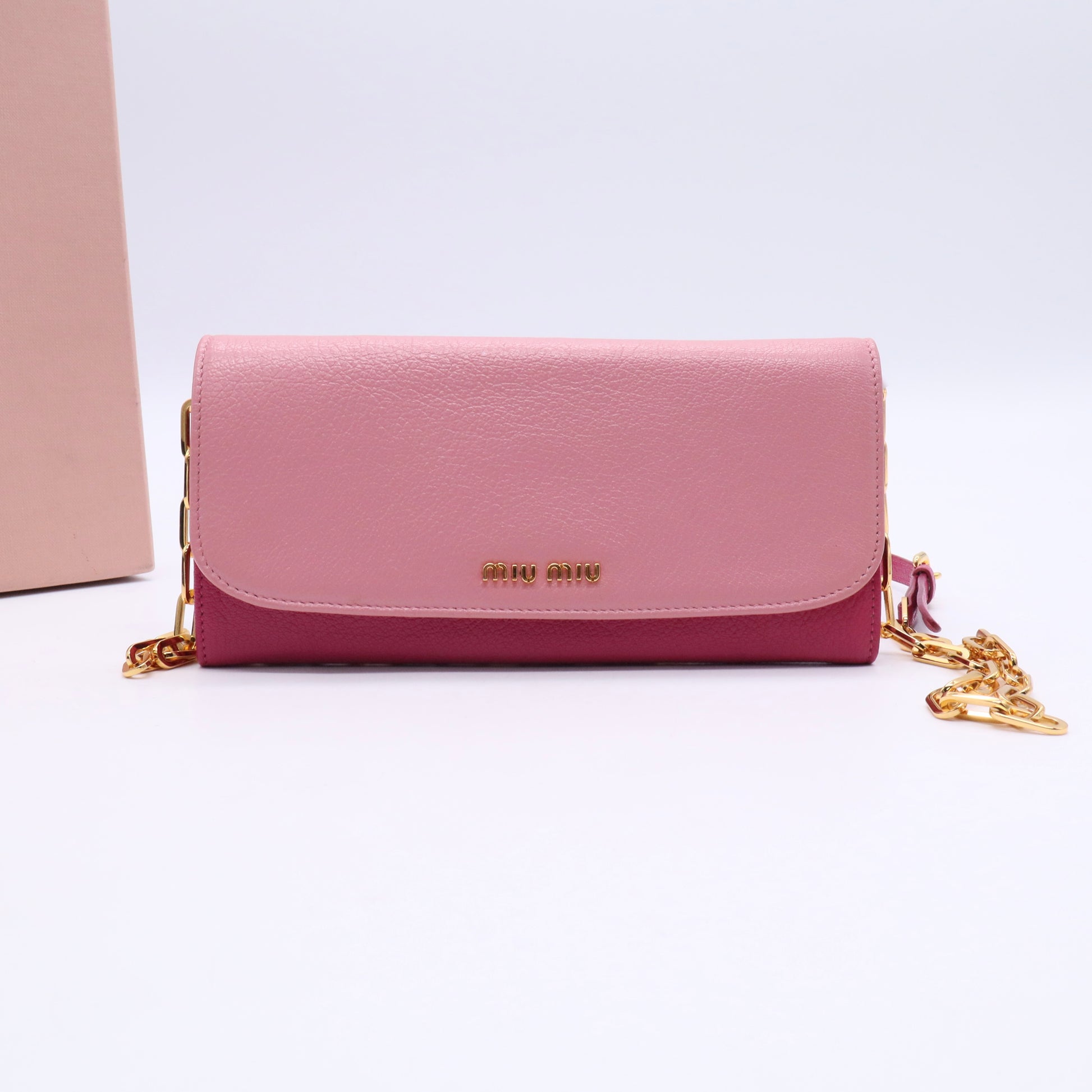 Miu Miu Goat Leather Crossbody Bag twins W20700