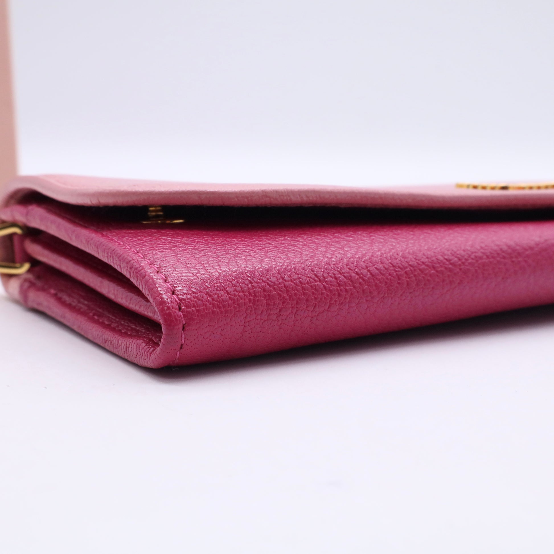 Miu Miu Goat Leather Crossbody Bag twins W20700