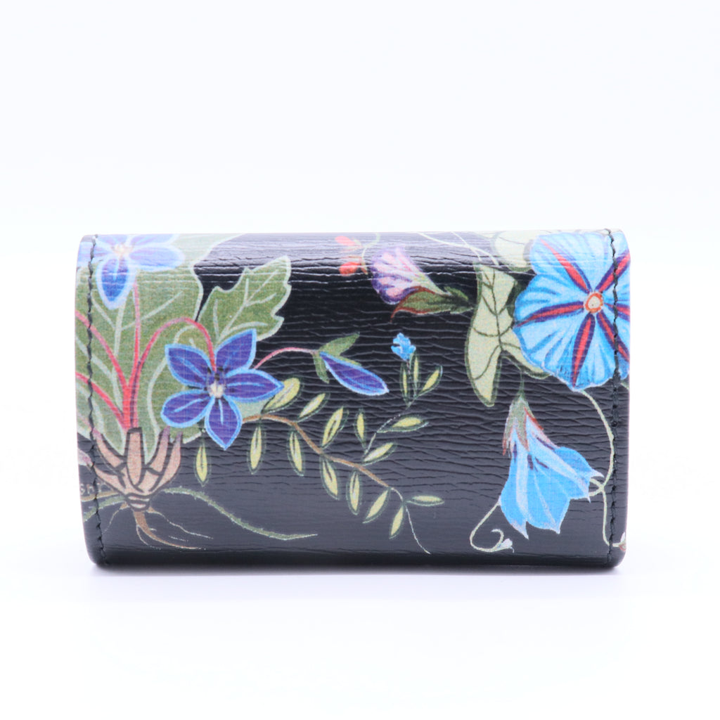 Key case with GG floral print