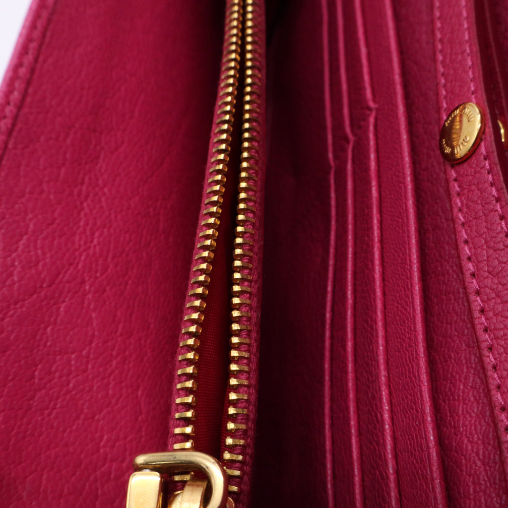 Miu Miu Goat Leather Crossbody Bag twins W20700
