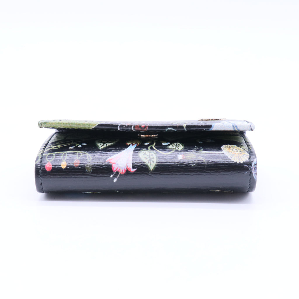 Key case with GG floral print