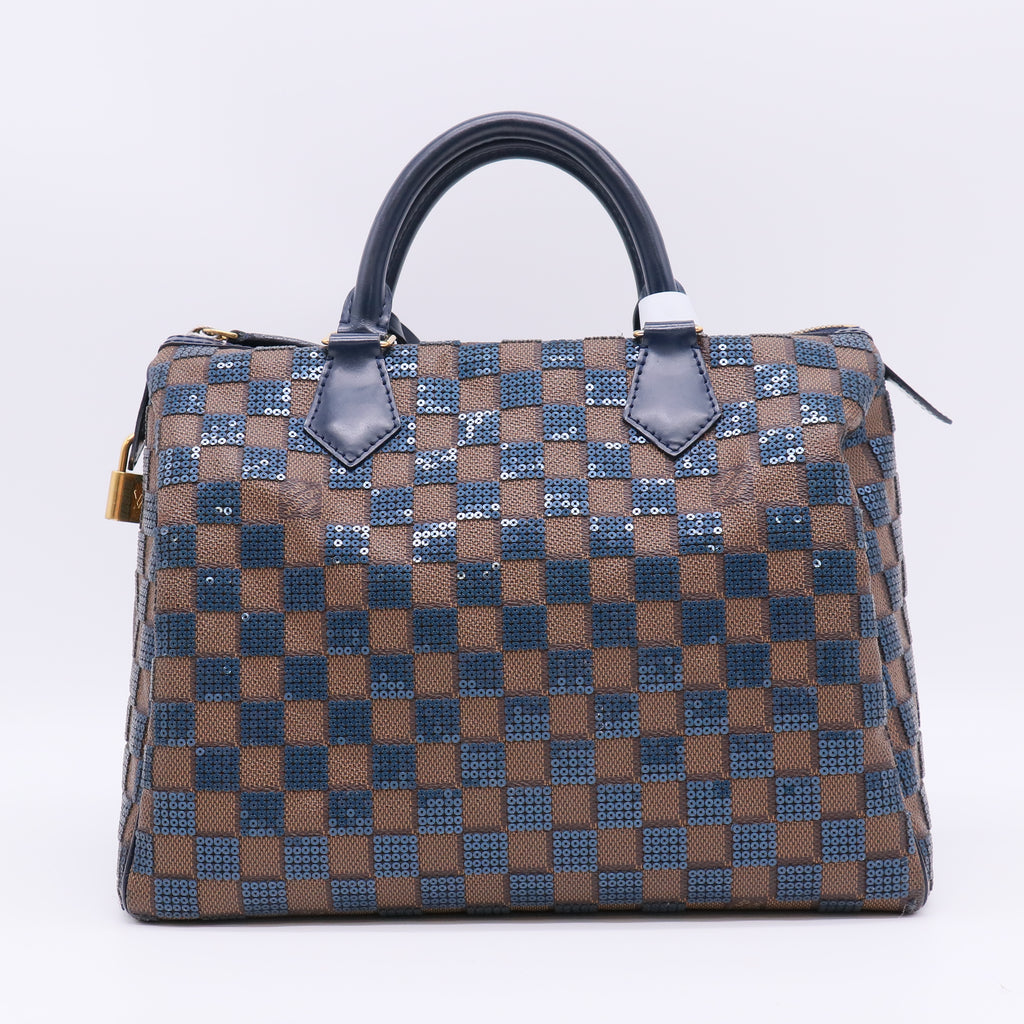 Louis Vuitton Damier Paillettes Speedy 30 twins B22889