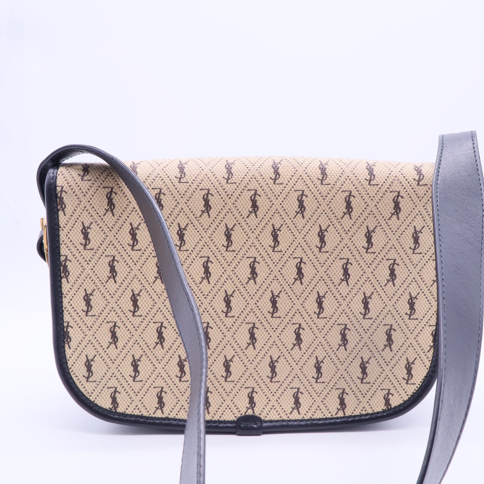 Flap Satchel Monogram All Over Canvas and Leather B20151