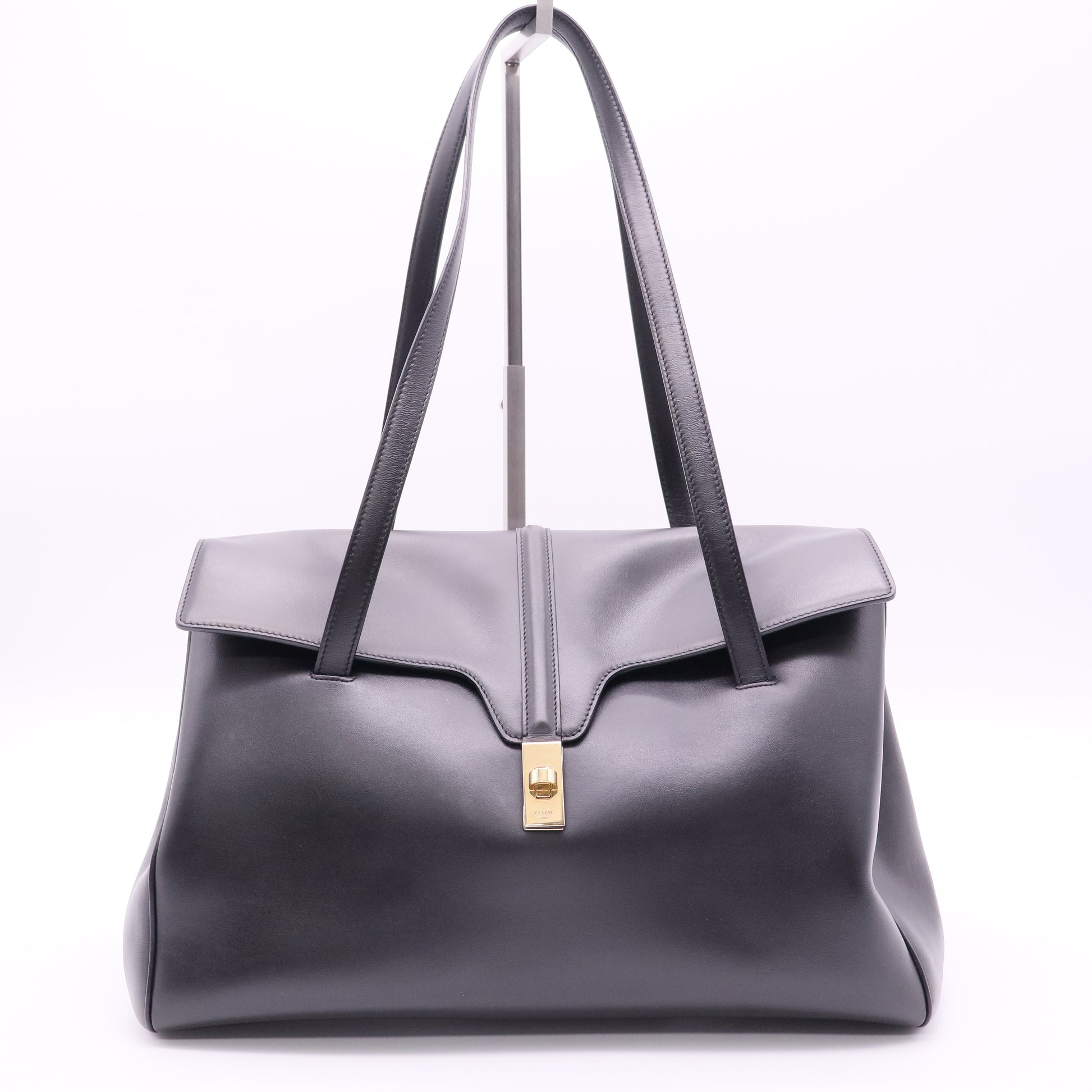 Celine Seize Soft 16 Large Leather Shoulder Bag twins