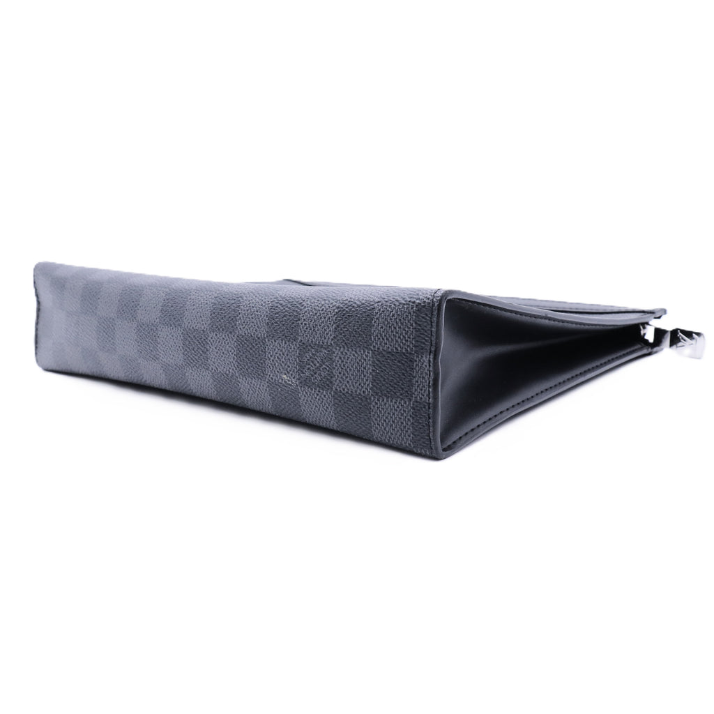 Pochette Voyage Damier Graphite clutch bag