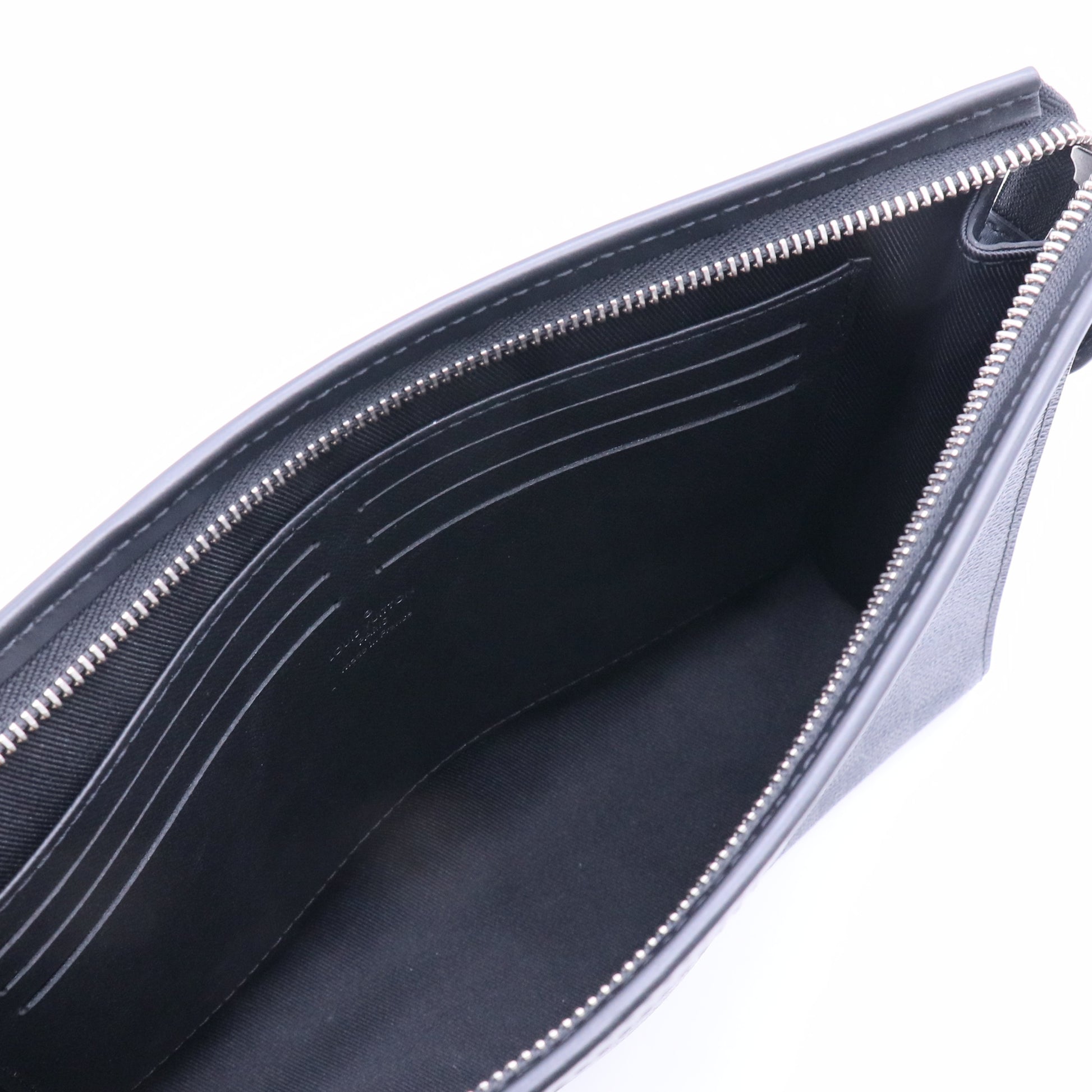 Pochette Voyage Damier Graphite clutch bag