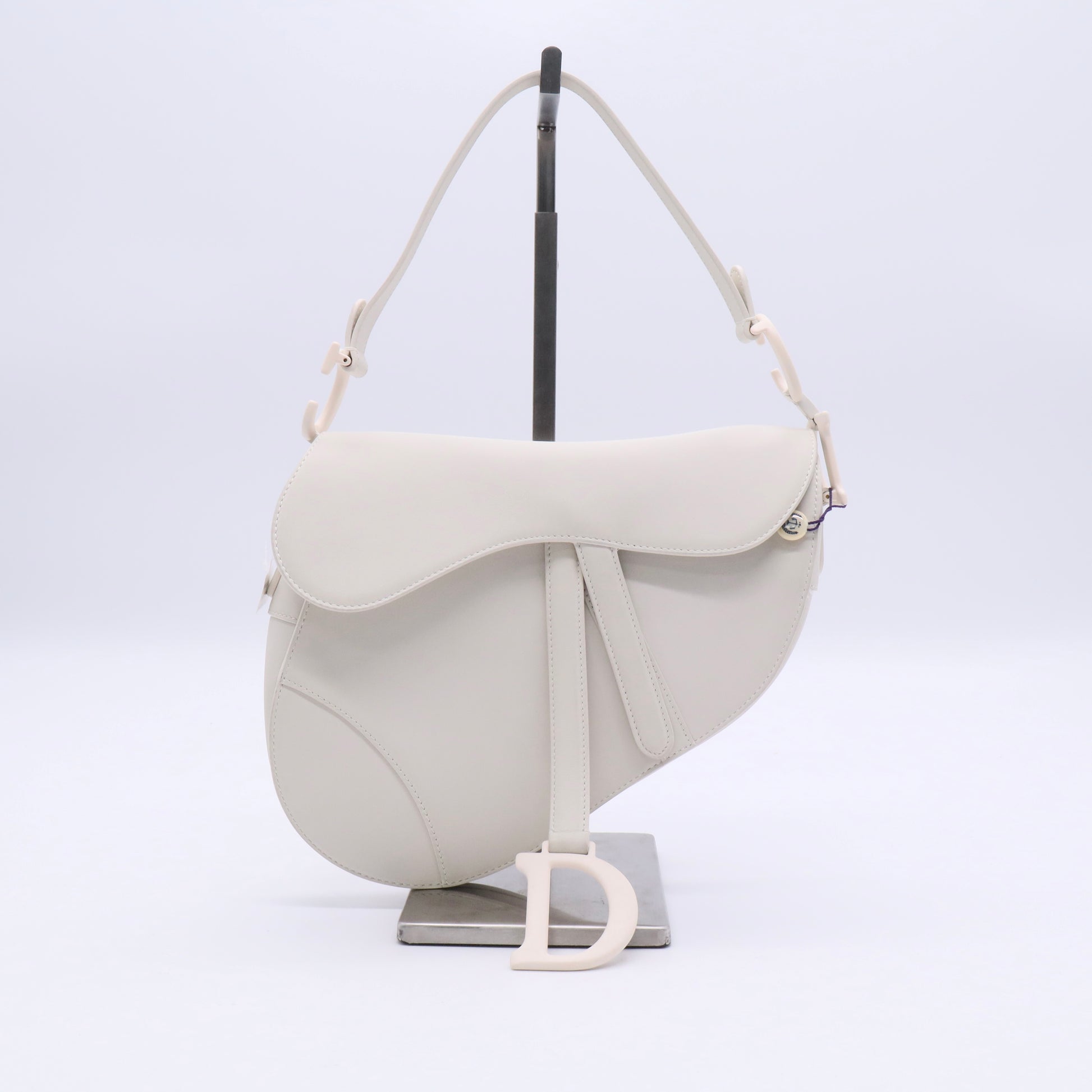 Ultra Matte Saddle Handbag Leather Medium Twins LDJ3499