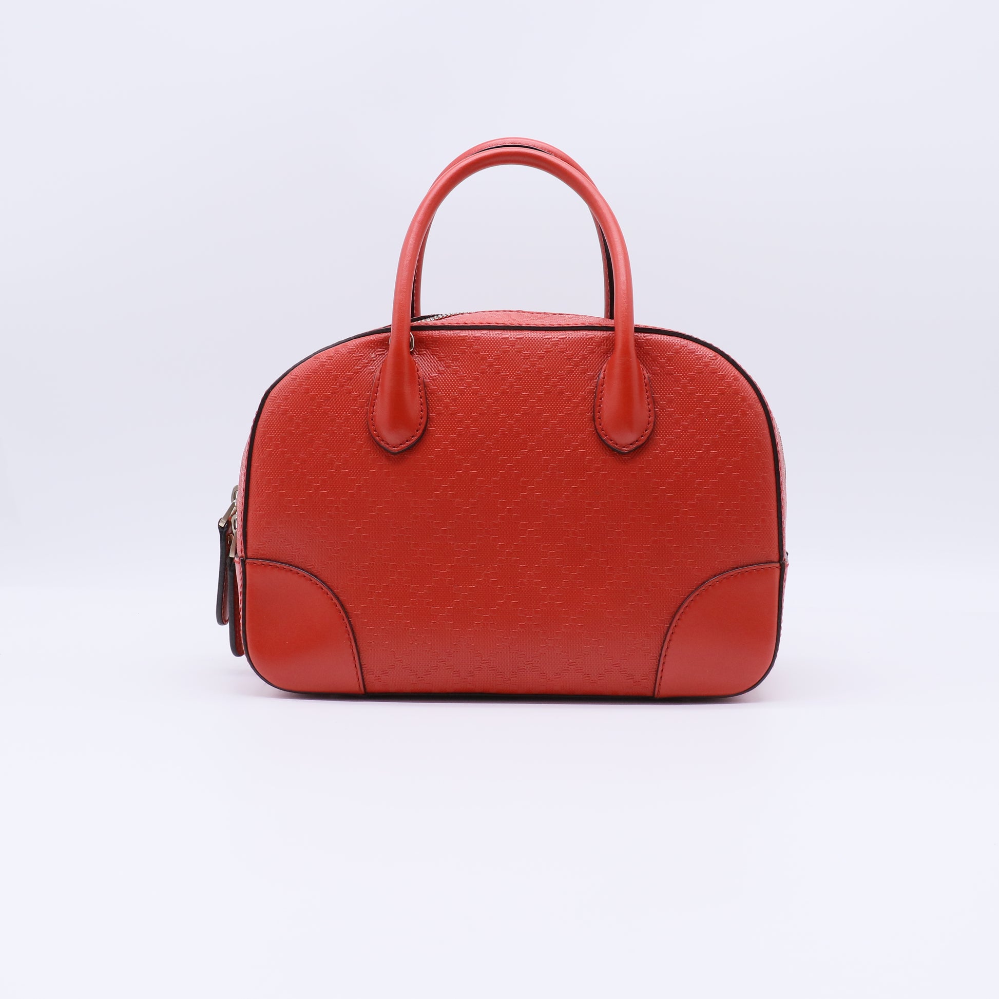 Bright Top Handle Bag Diamante Leather Small B21955