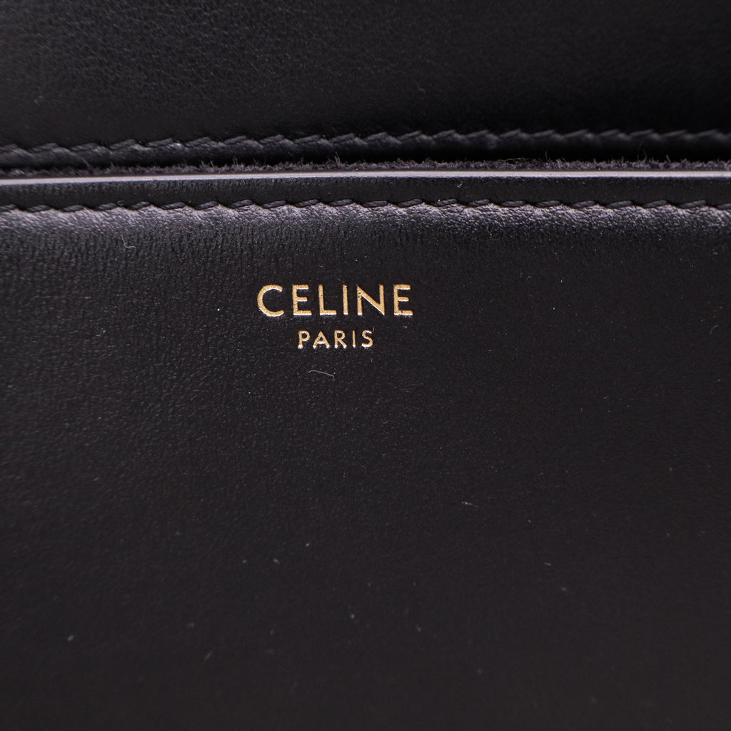 Celine Seize Soft 16 Large Leather Shoulder Bag twins