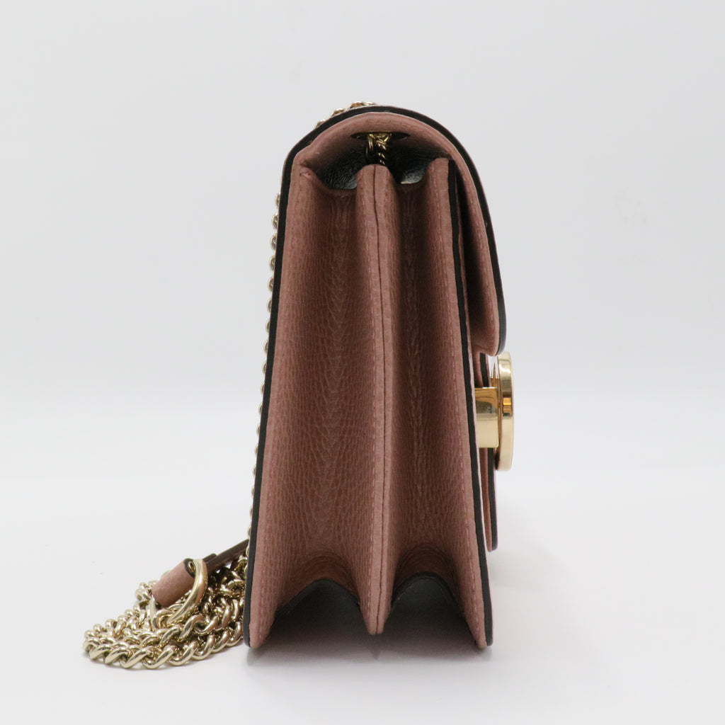 Interlocking Shoulder Bag Leather Small