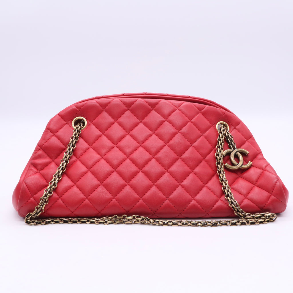 Just Mademoiselle Bag Quilted Lambskin Medium  B21034