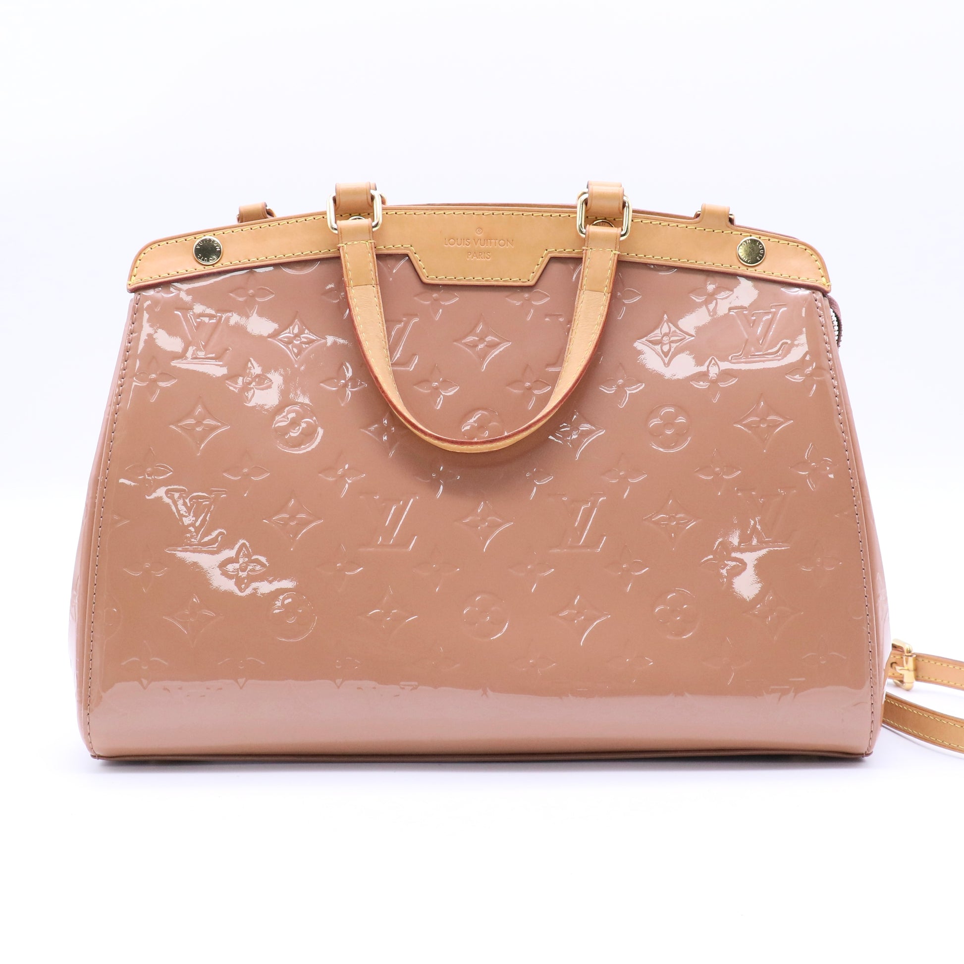 Brea Handbag Monogram Vernis MM Twins