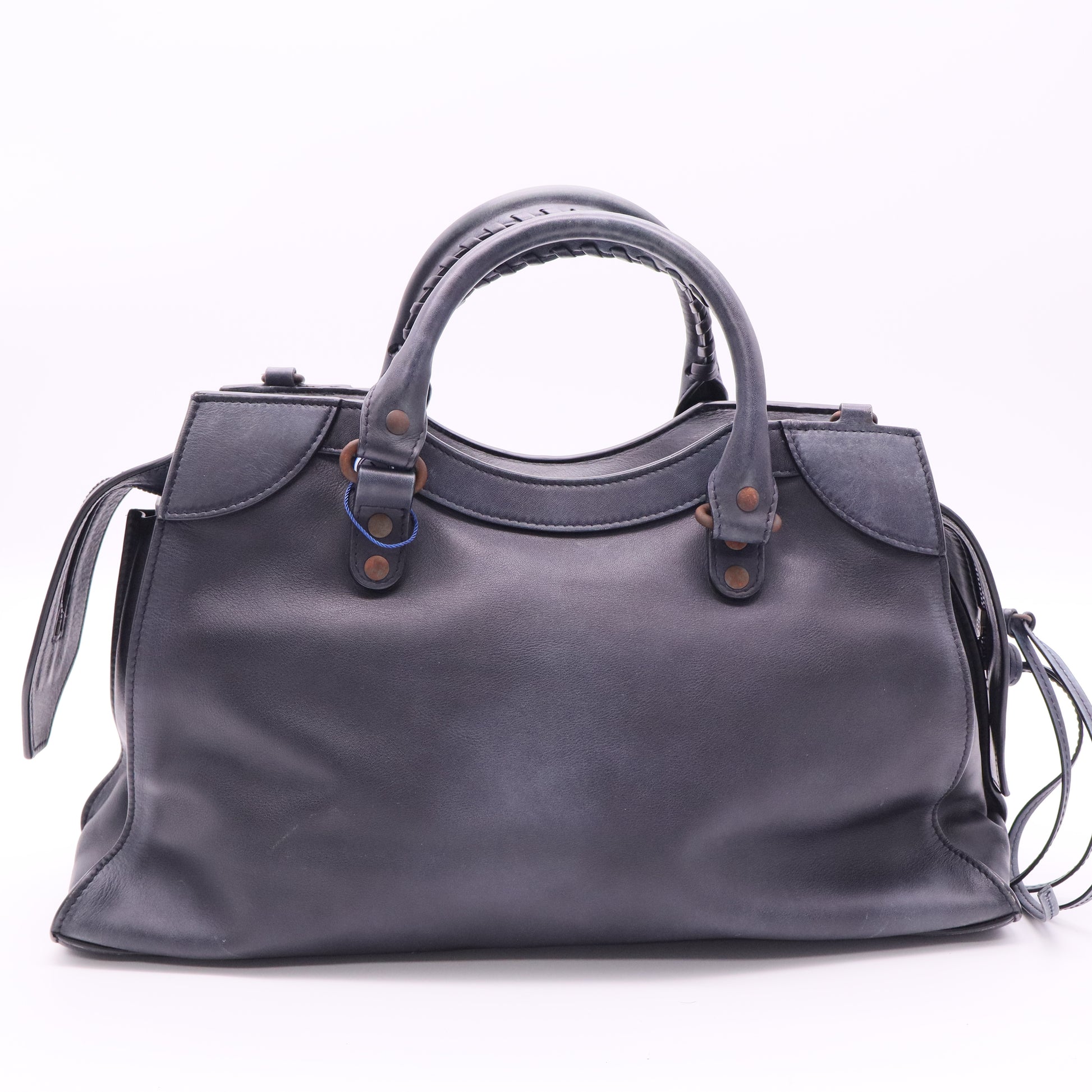 Balenciaga Neo Classic Used Motorcycle Bag: The Iconic Distressed Leather Design twins