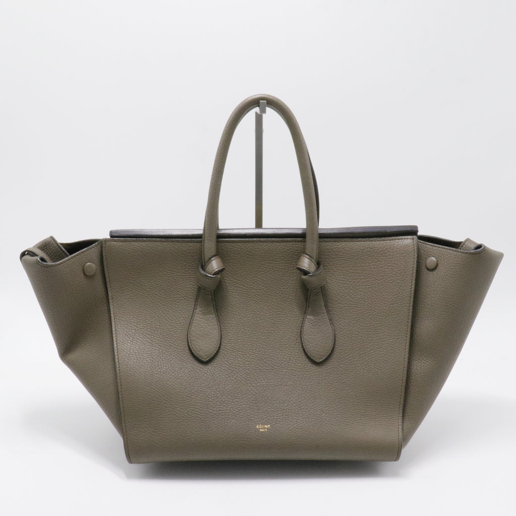 Tie Knot Tote Grainy Leather Medium