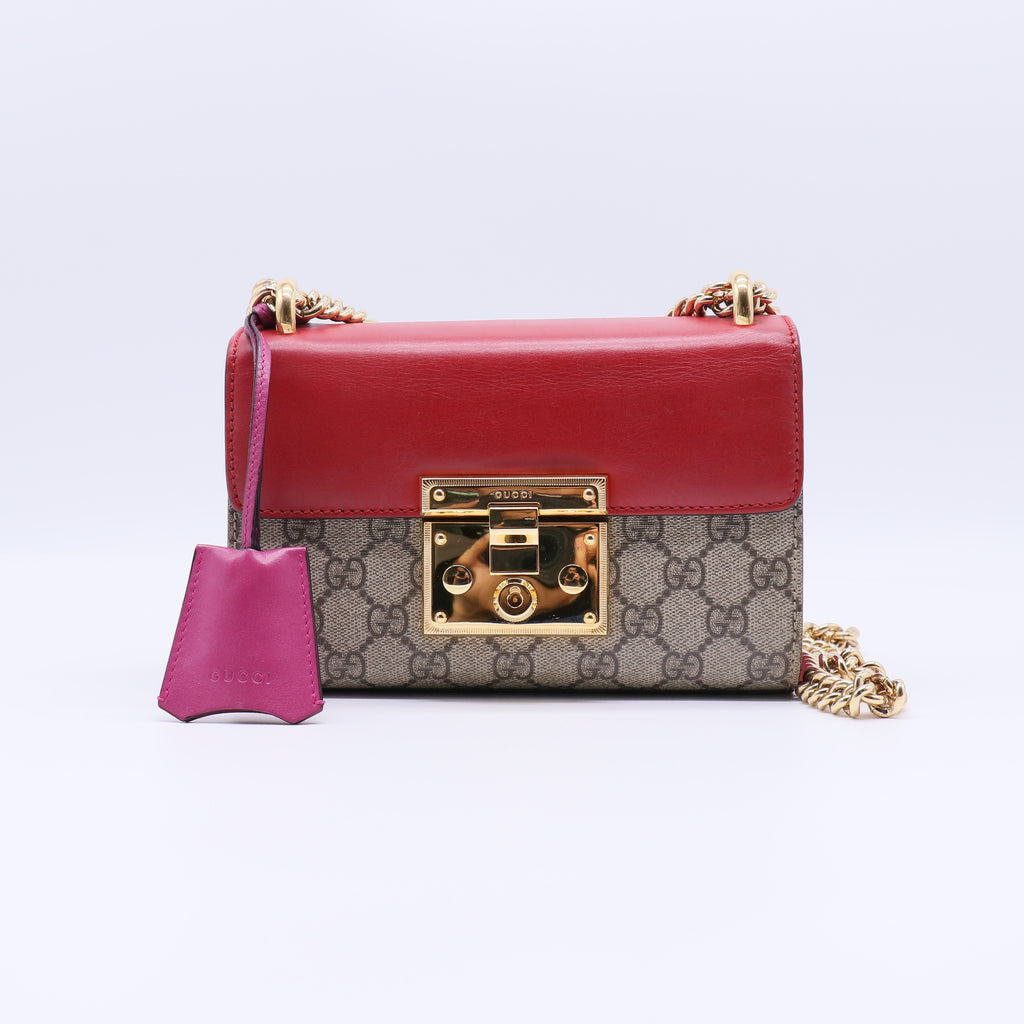 Gucci GG Supreme Small Padlock Shoulder Bag B21837