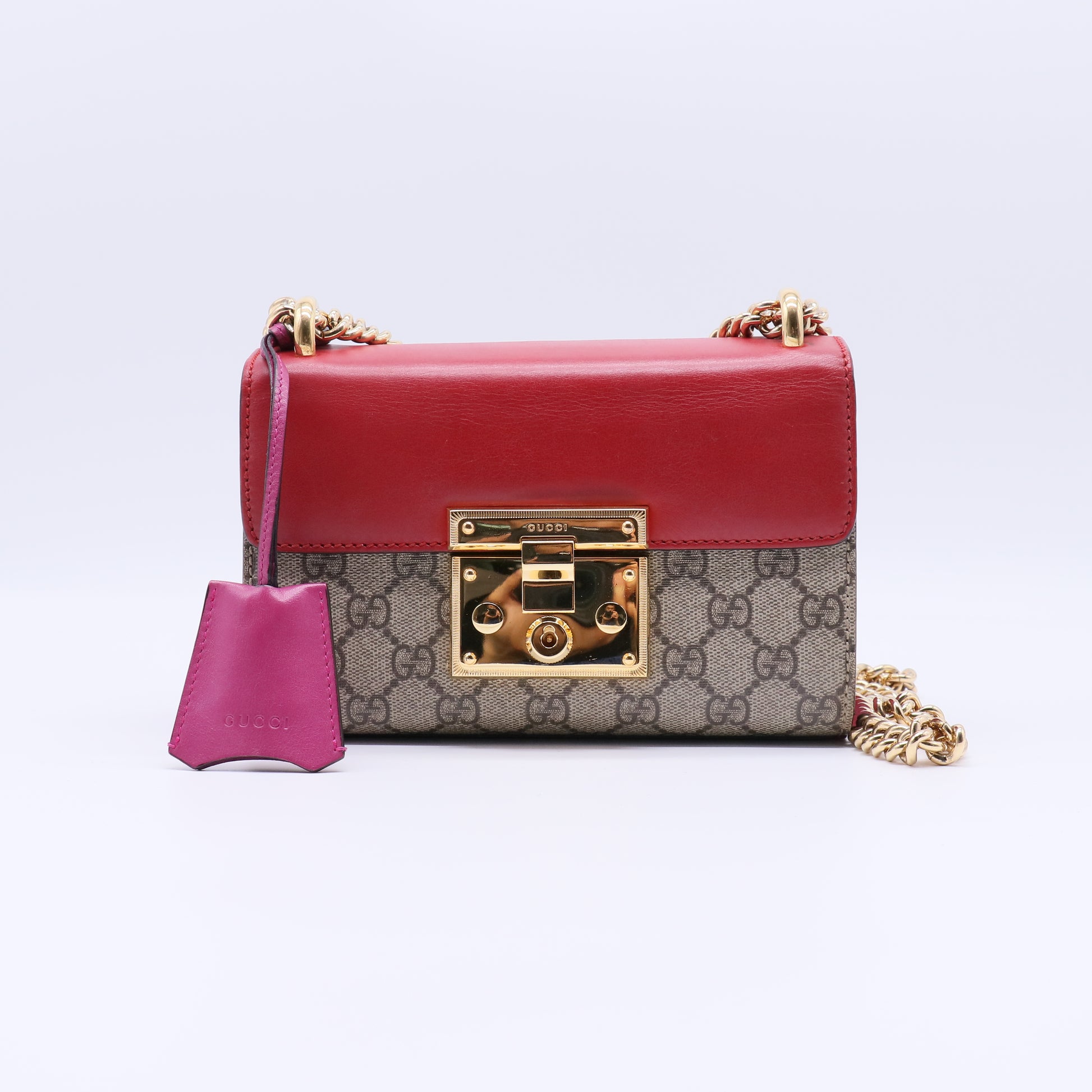 Gucci GG Supreme Small Padlock Shoulder Bag B21837