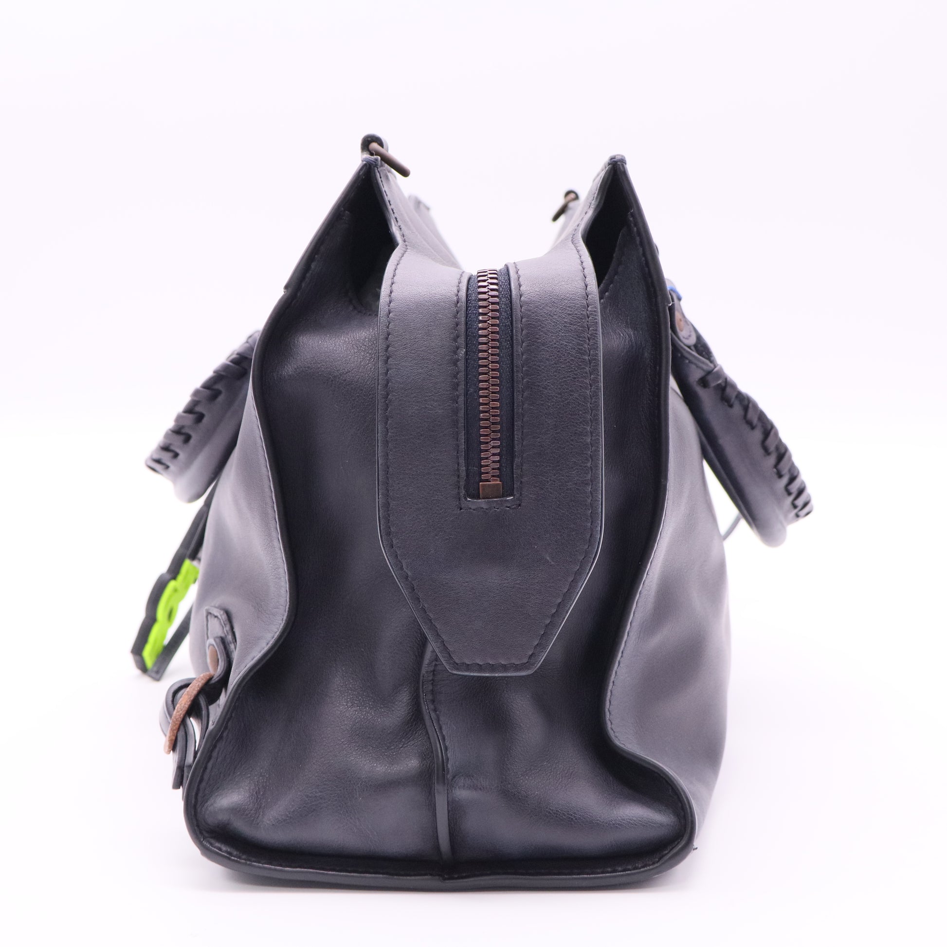 Balenciaga Neo Classic Used Motorcycle Bag: The Iconic Distressed Leather Design twins