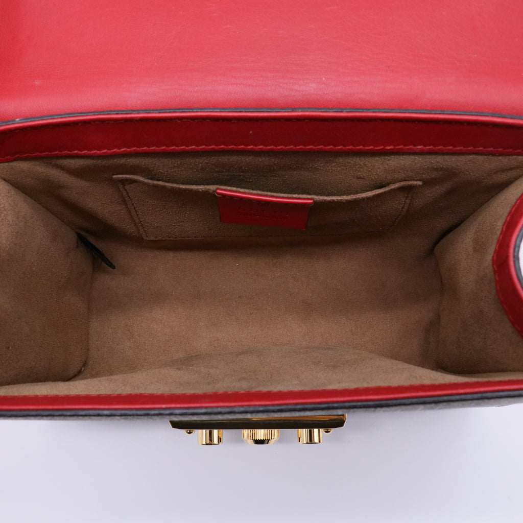 Gucci GG Supreme Small Padlock Shoulder Bag B21837