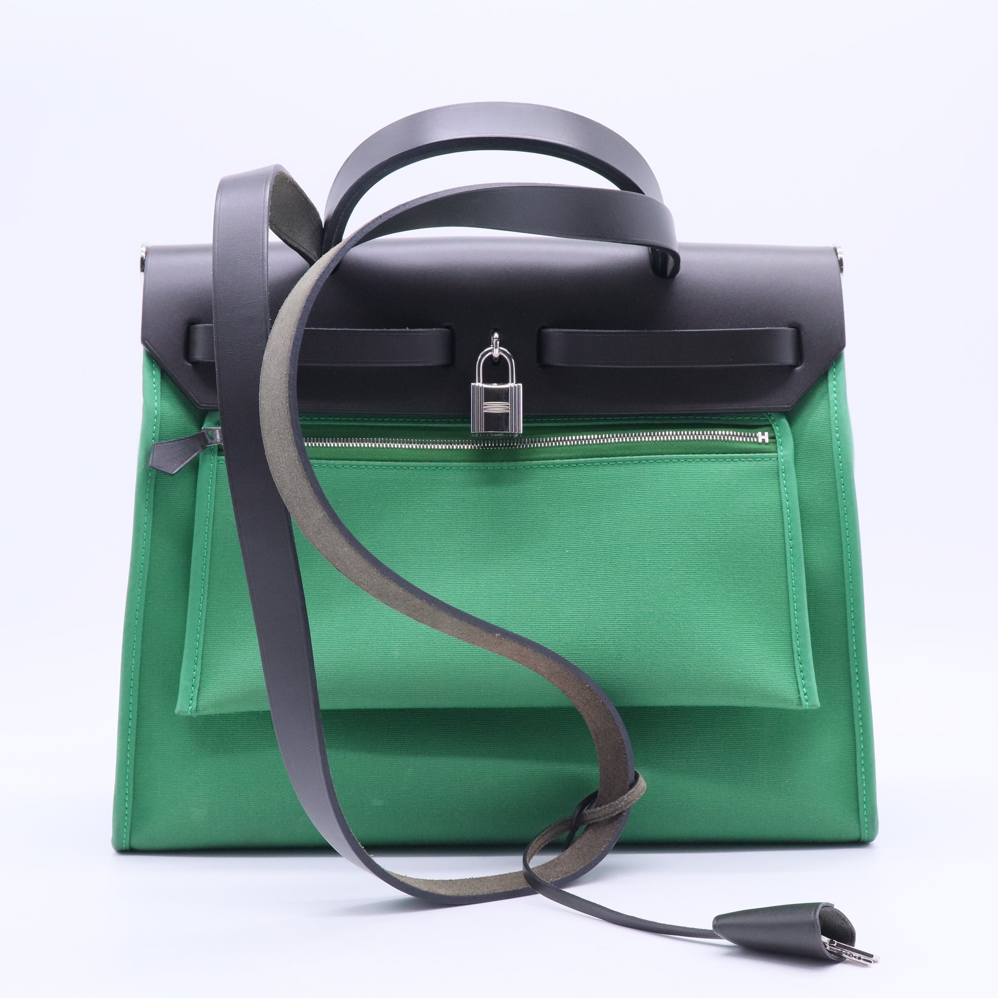 Herbag Zip Leather and Toile 31 LDC-0256