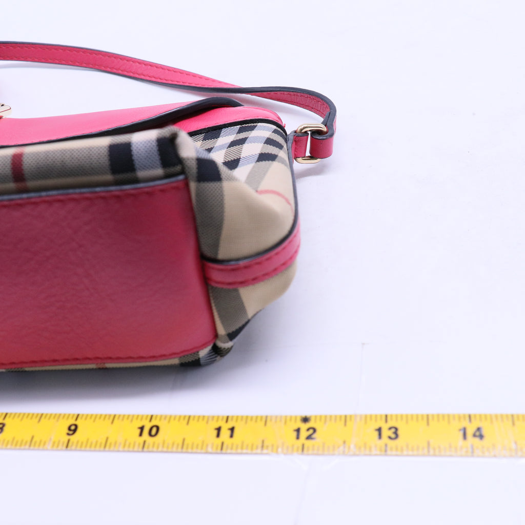 Haymarket Check Canvas Leah CrossbodyB20829