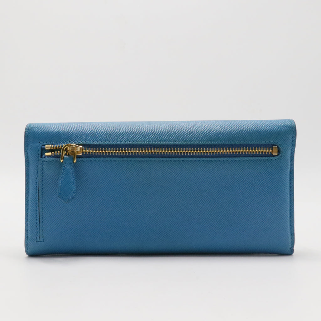 Saffiano Lux Leather Wallet