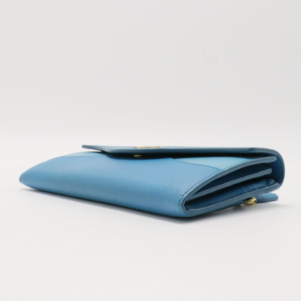 Saffiano Lux Leather Wallet