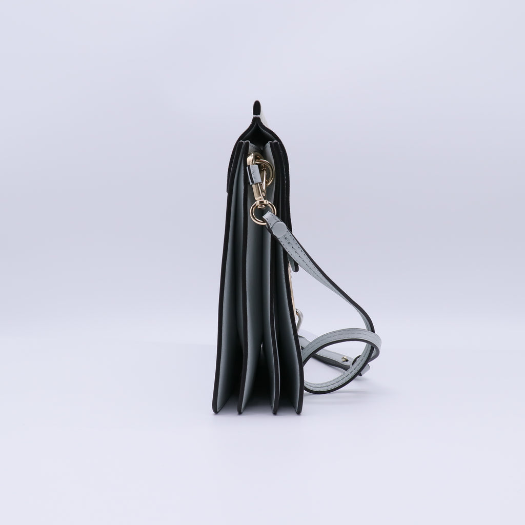 Chloe Smooth Calfskin and Suede Medium Faye Shoulder Bag B21980