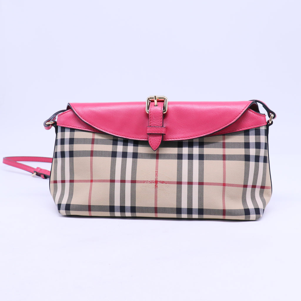 Haymarket Check Canvas Leah CrossbodyB20829