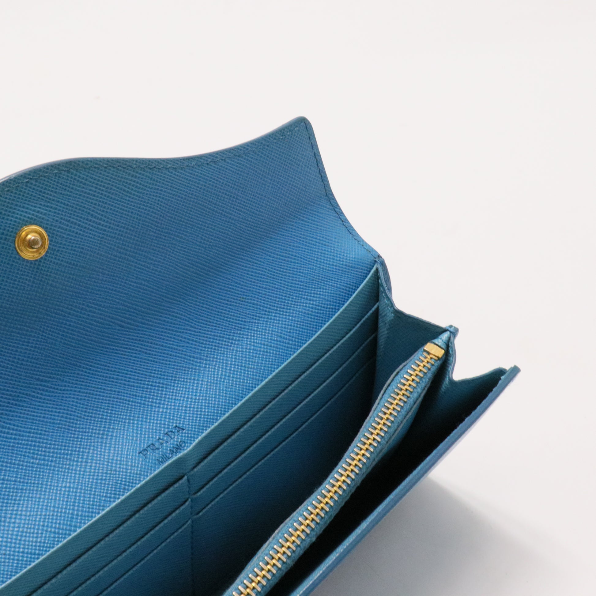Saffiano Lux Leather Wallet