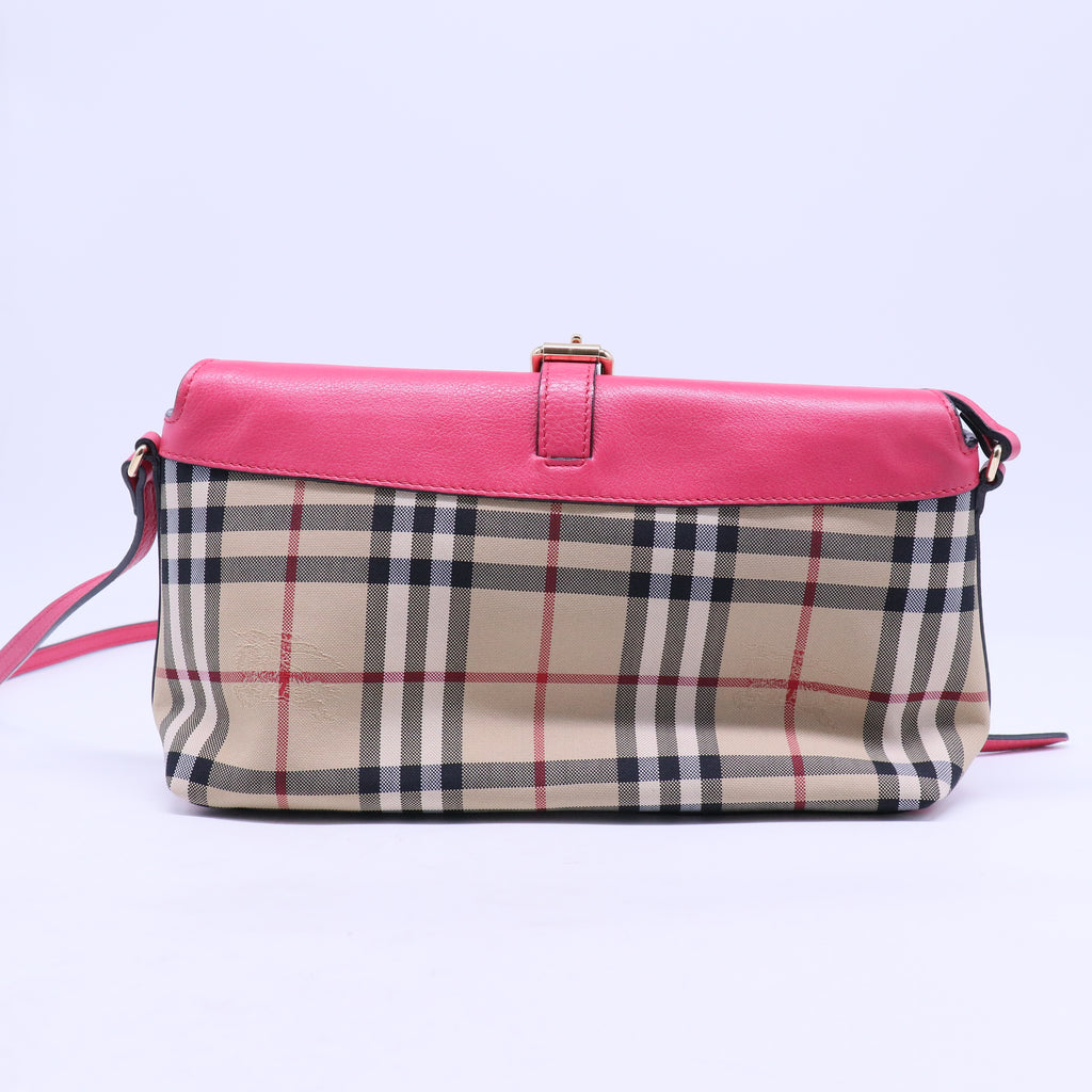 Haymarket Check Canvas Leah CrossbodyB20829